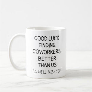 Mug le départ d'une collègue de travail pour les femme