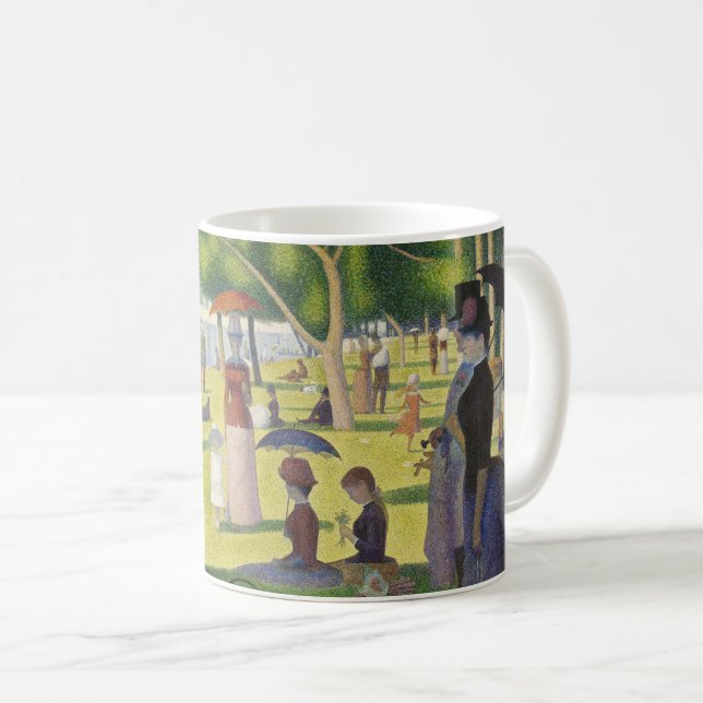 Mug Le dimanche de Seurat à La Grande Jatte (Devant droit)