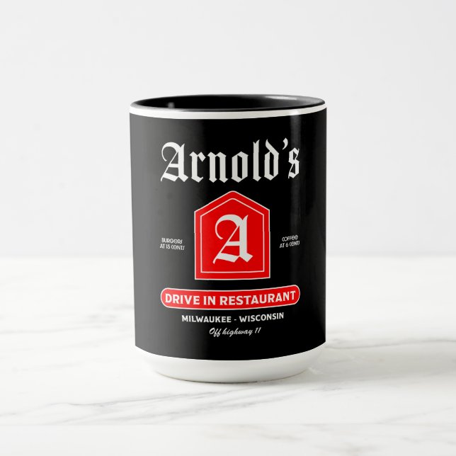 Mug Le dîner américain des années 1950 (Centre)