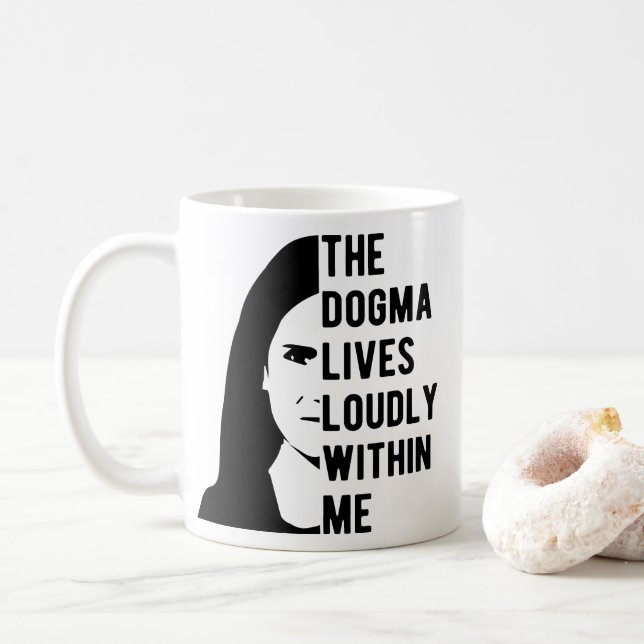 Mug Le Dogma vit en moi, un ACB célèbre (Avec donut)