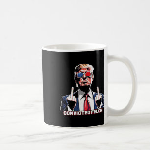 Mug Le doigt d'honneur, je vote pour le condamné Felon