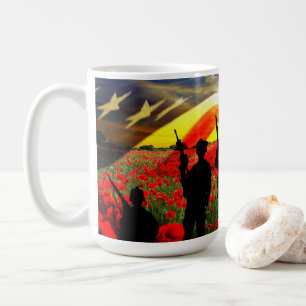 Mug Le drapeau américain du soldat américain