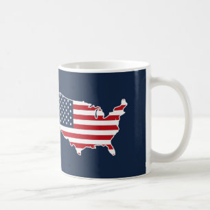 Mug Le drapeau américain patriotique Etats-Unis