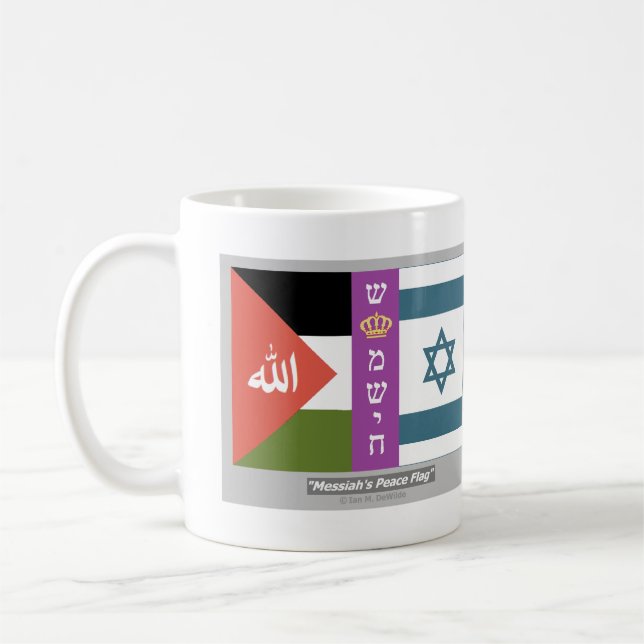 Mug Le drapeau de la paix du Messie (Gauche)