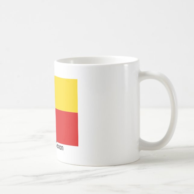 Mug Le drapeau du Texas avec le drapeau allemand (Droite)