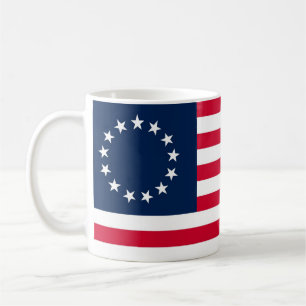 Mug Le drapeau révolutionnaire de Betsy Ross de guerre