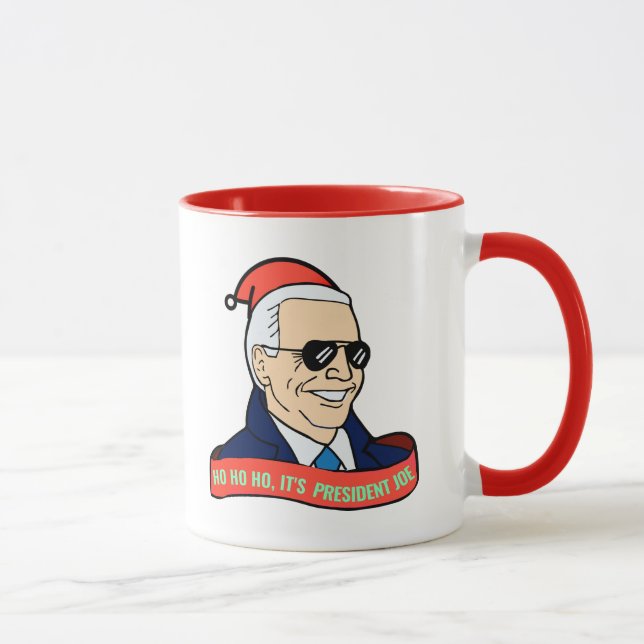 Mug Le drôle de président Joe Biden Christmas Coffee M (Droite)