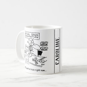 Mug Le fabricant de vêtements mariage est "sur le trai