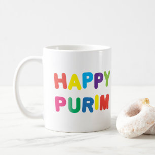 Mug Le festival heureux de Purim badine le motif de