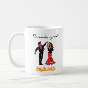 Mug Le flamenco a mon coeur