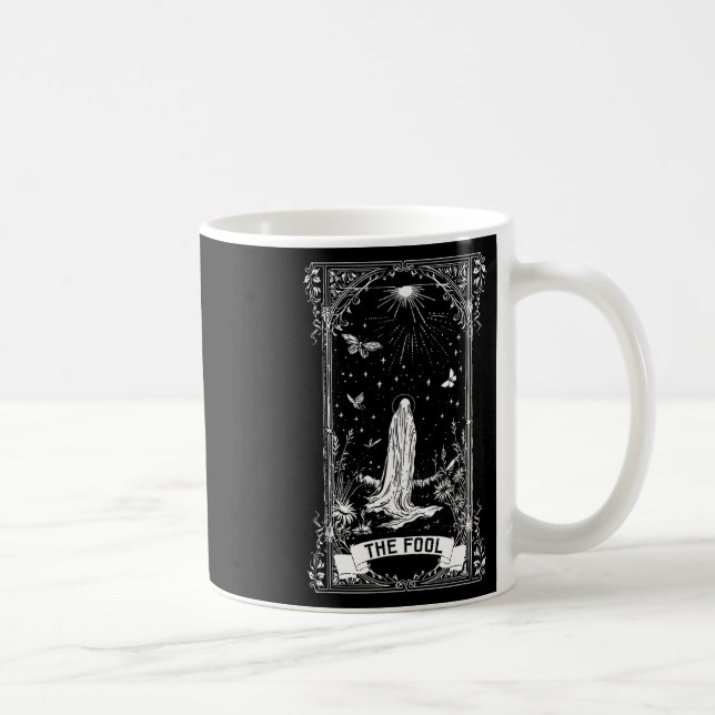 Mug Le Fool Ghost Cottagecore Tarot Card Major Arcana (Droite)