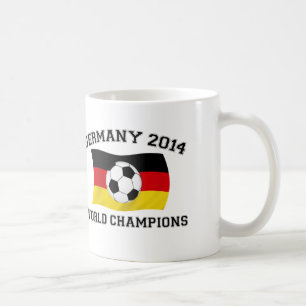 Mug Le football de l'Allemagne soutient 2014
