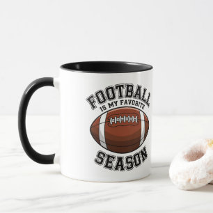 Mug Le football est ma saison préférée