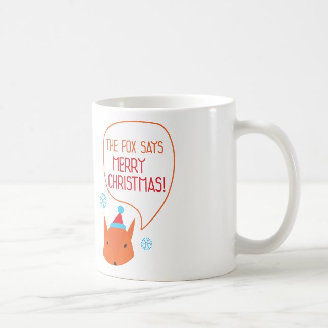 Mug Le Fox dit Joyeux Noël ! (Droite)
