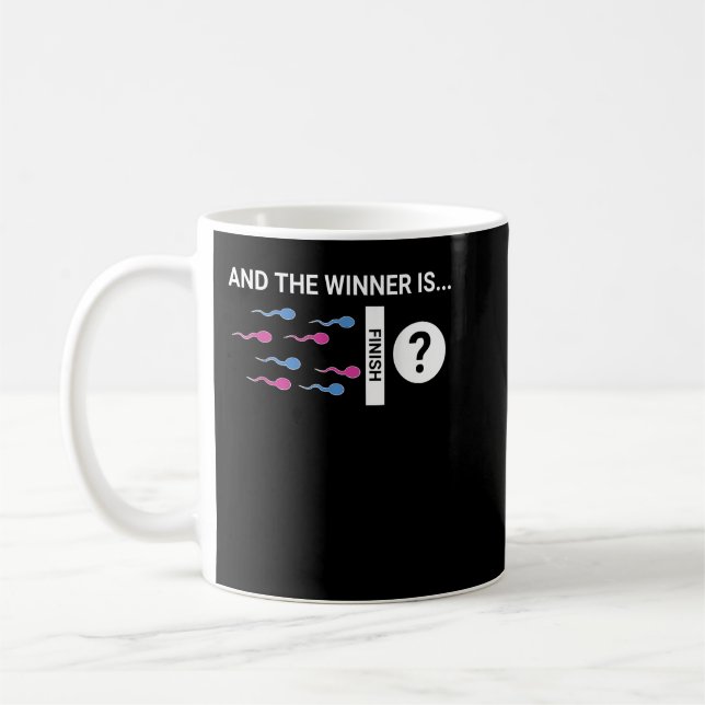 Mug Le Gagnant Est Bébé Mignonne Genre Reveal Party Pl (Gauche)
