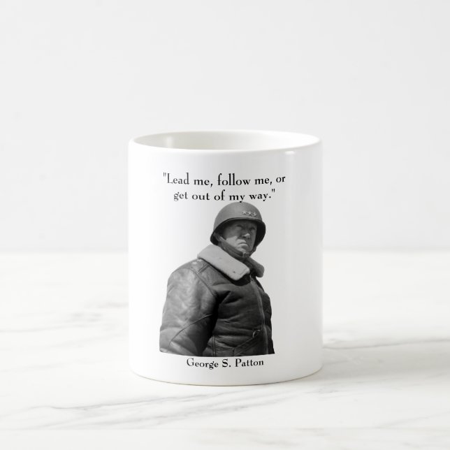 Mug Le Général Patton et citation (Centre)