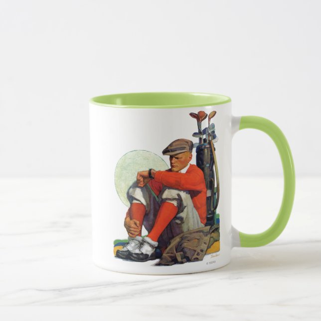 Mug Le golfeur a continué l'attente (Droite)