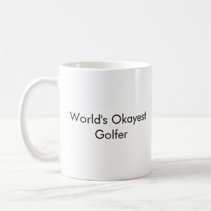 Mug "Le Golfeur le plus Okayest du monde" Drôle Papa M