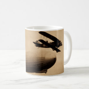 Mug Le Graf Zeppelin approchant New York City 1928