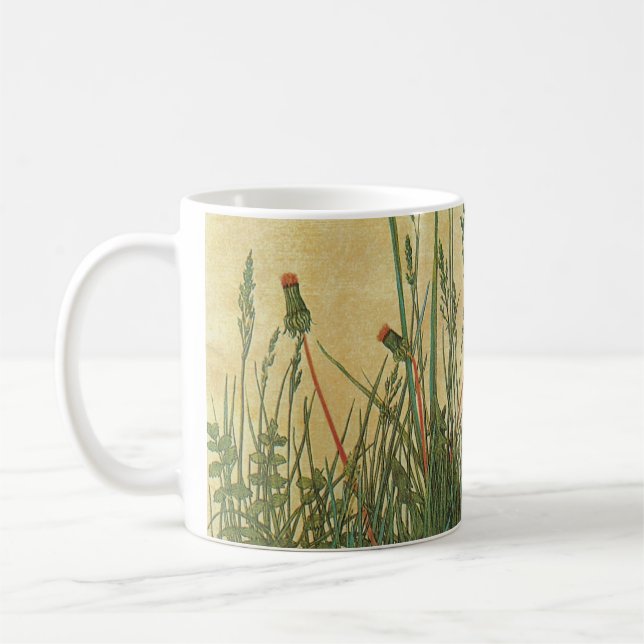 Mug Le Grand (Grand) morceau de Turf par Albrecht Dure (Gauche)