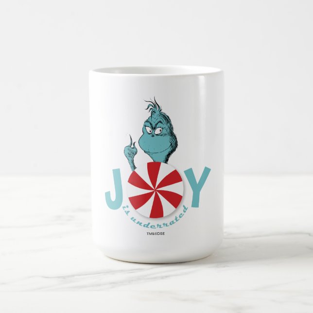 Mug Le Grinch | La joie est sous-évaluée (Centre)