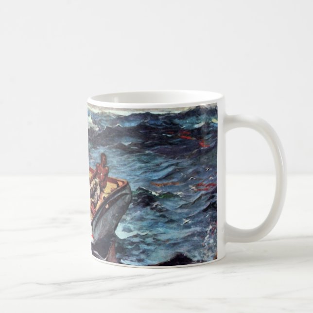 Mug Le Gulf Stream de Gulf Stream par Homer Winslow (Droite)