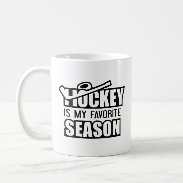 Mug Le hockey est ma saison préférée (Gauche)