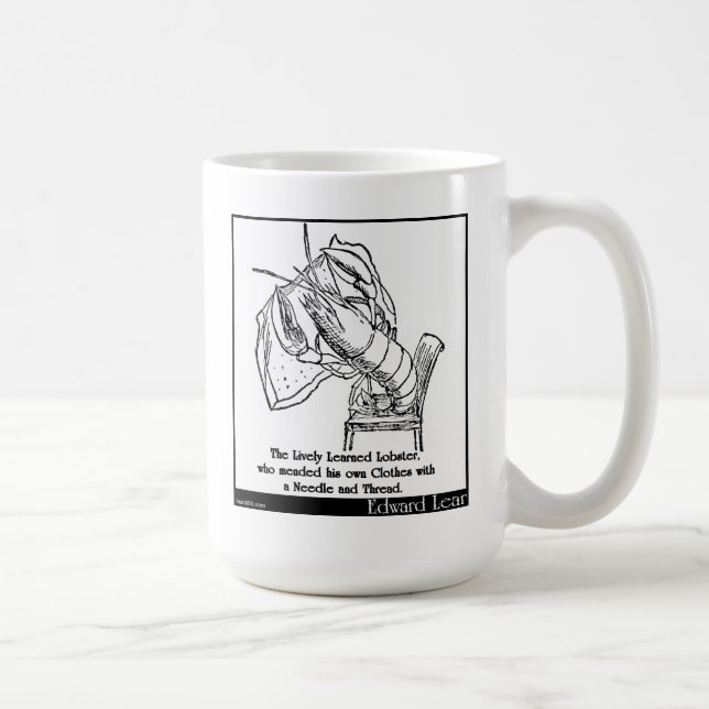 Mug Le homard instruit animé (Droite)