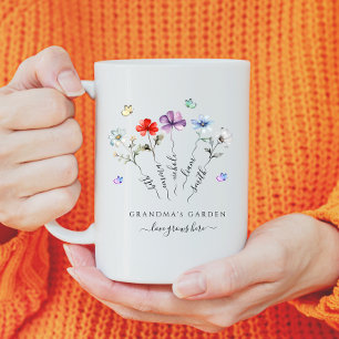 Mug Le jardin de grand-mère avec petits-enfants a des 