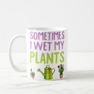 Mug Le jardinage est ma thérapie parfois je mouille mo