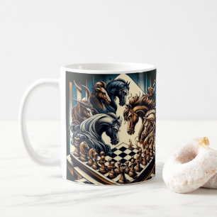 Mug Le jeu des chevaliers - les échecs rencontre l'ima