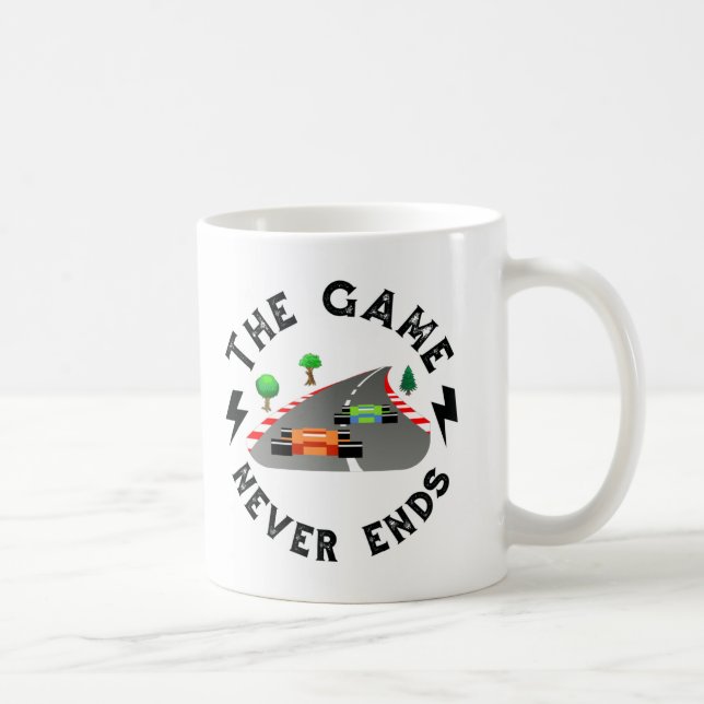 Mug Le Jeu ne se termine jamais (Droite)