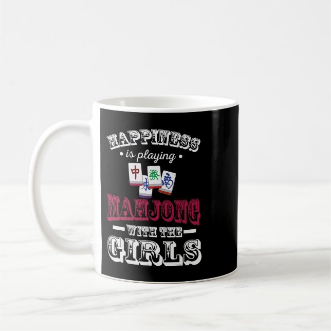Mug Le Joli Bonheur Est De Jouer Mahjong Avec Les Fill (Gauche)