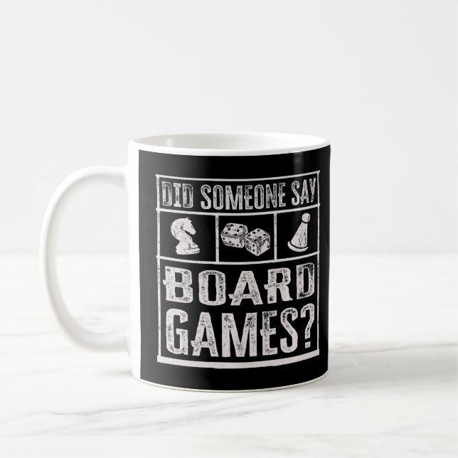 Mug Le joueur a fait quelqu'un dire Jeux de société 2 (Gauche)