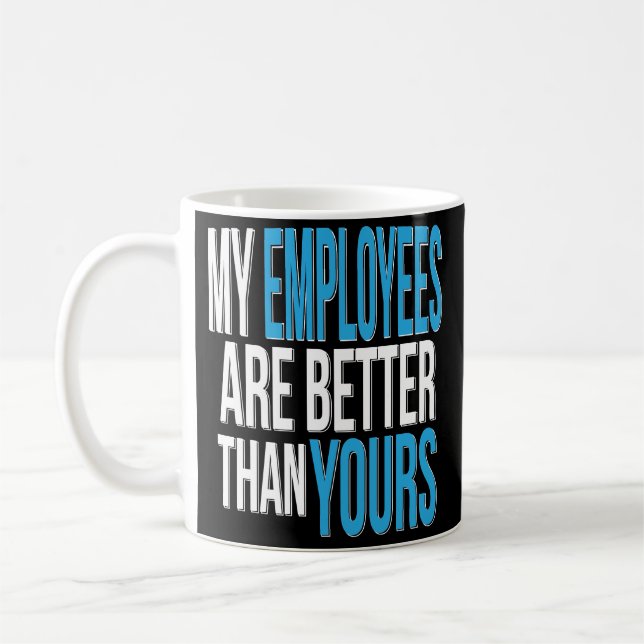 Mug Le jour de café de surveillant de directeur de (Gauche)