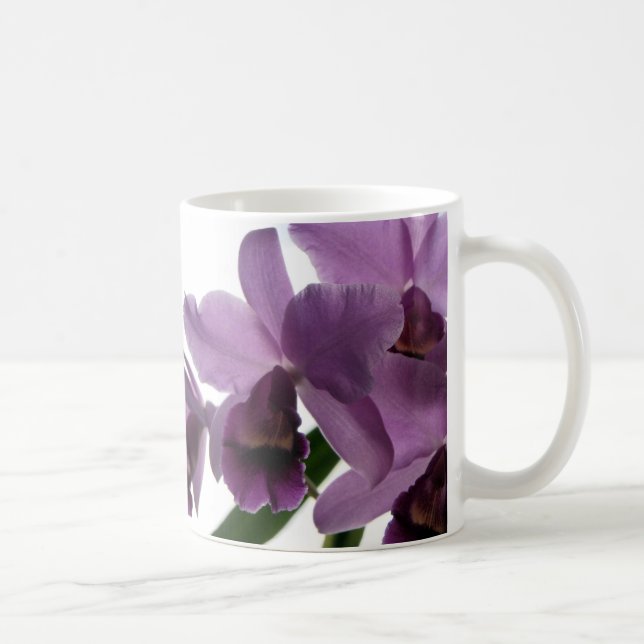 Mug Le jour de mère d'orchidées--Tasse de cadeau (Droite)