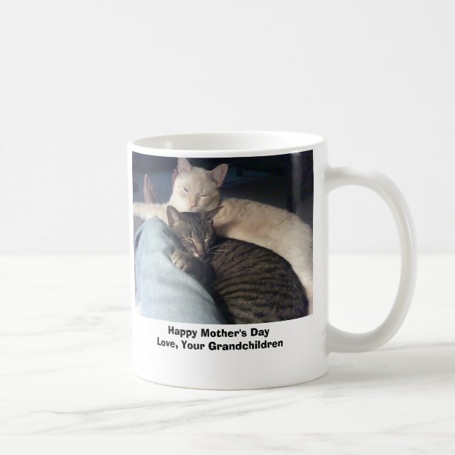 Mug Le jour de mère heureux ! Amour, vos (Droite)