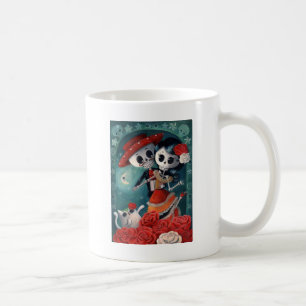 Mug Le jour des amants squelettiques morts