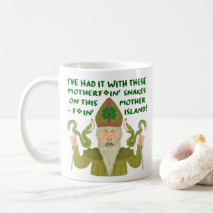 Mug Le jour drôle de Patrick de saint serpente les