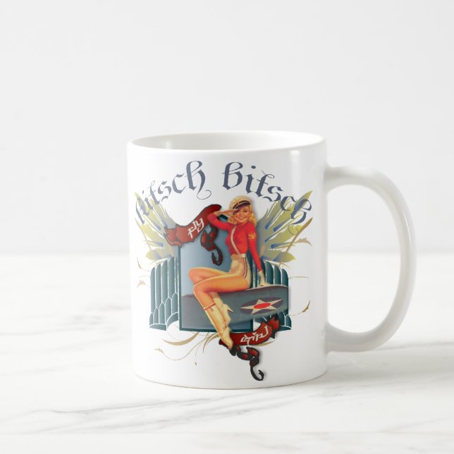 Mug Le kitsch Bitsch : Pin- de tatouage de fille de (Droite)