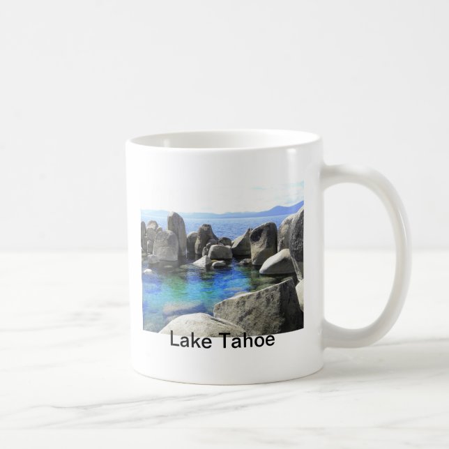Mug ~ le lac Tahoe de Stonehenge de l'eau (Droite)