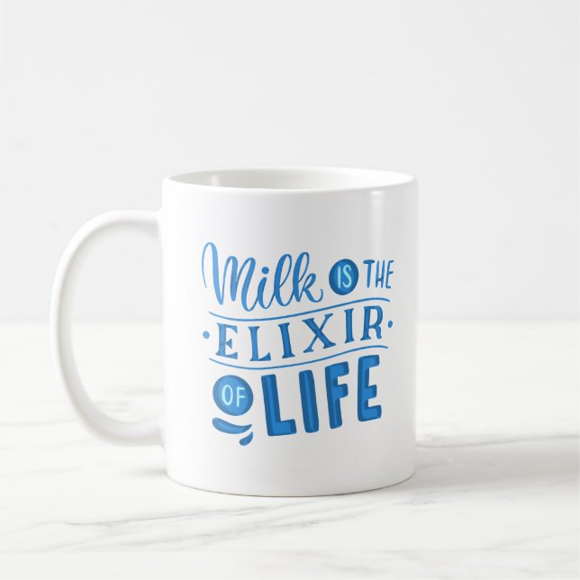 Mug le lait est l'élixir de la vie (Gauche)