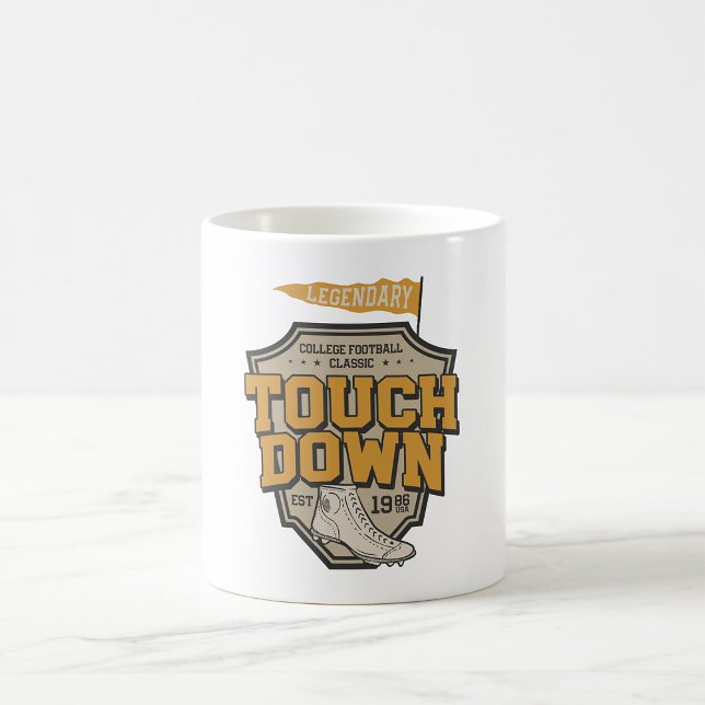 Mug Le légendaire Football College Touch Down (Créateur téléchargé)