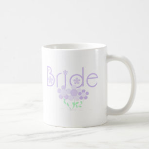Mug Le lilas en pastel fleurit la jeune mariée