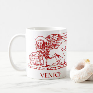 Mug Le lion à ailes de Venise, Italie