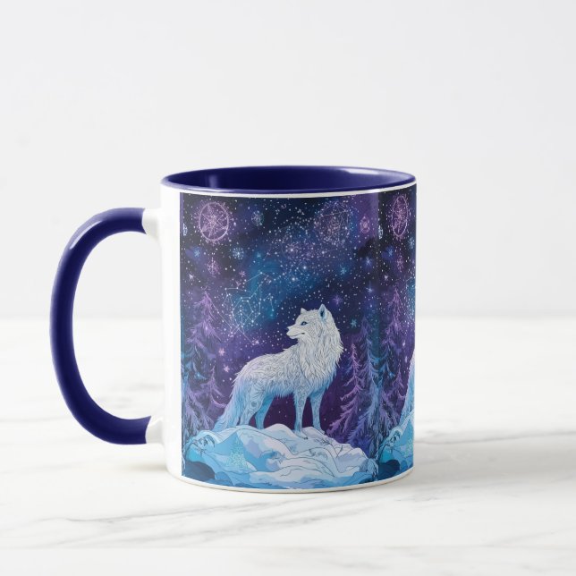 Mug Le Loup blanc (Gauche)
