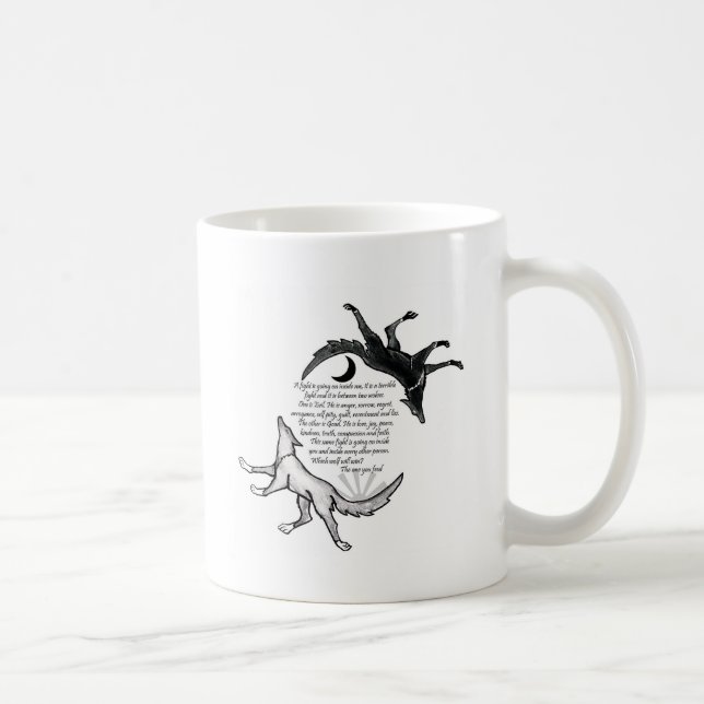 Mug Le loup qui nourrit (Droite)