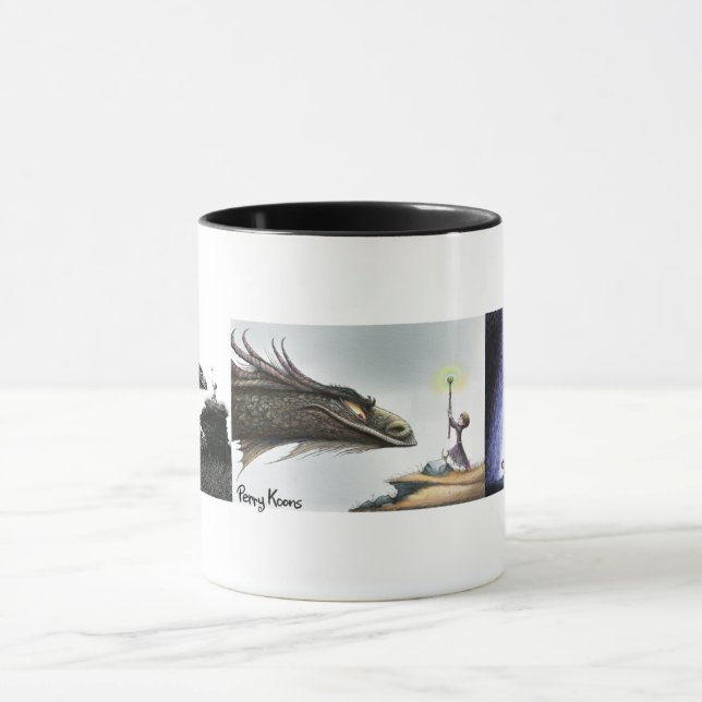 Mug Le Magicien des Garçons, Le Livre de la Magie et L (Centre)