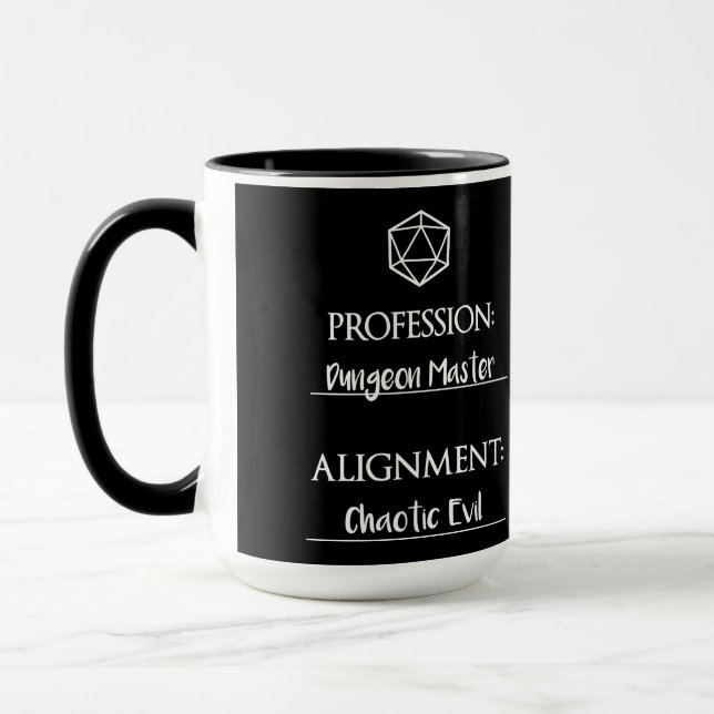 Mug Le Maître de donjon du mal chaotique (Gauche)