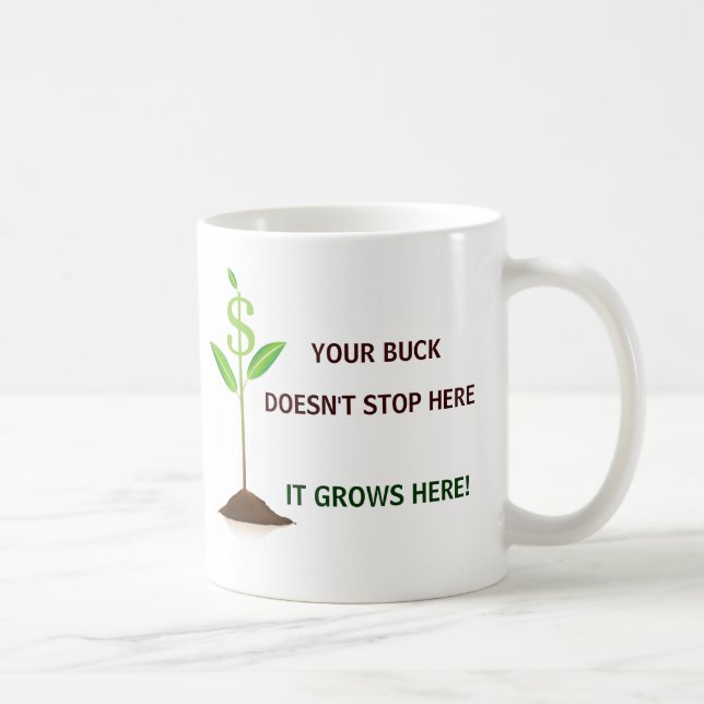 Mug Le mâle ne s'arrête pas ici ! (Droite)